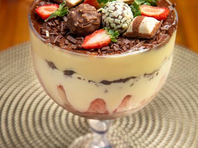 Pavê de Chocolate Cremoso